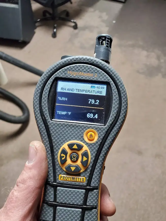 Moisture meter humidity assessment for Fire & Smoke Damage Restoration in Indiantown